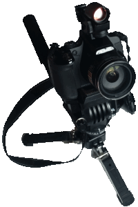 Nikon Coolpix P600 bridge camera, portable tripod with Alt/Az scales & red spot viewfinder